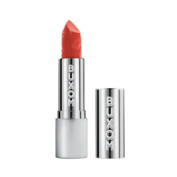 NEW Buxom Full Force Plumping Lipstick in Hot Shot Warm Orange - Picture 1 of 5
